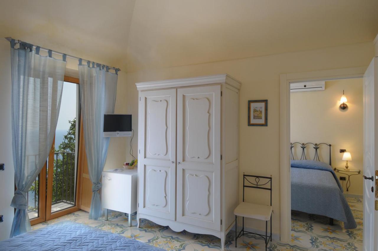 Terrazza Di Rosa - Sea View Villa Praiano Eksteriør bilde