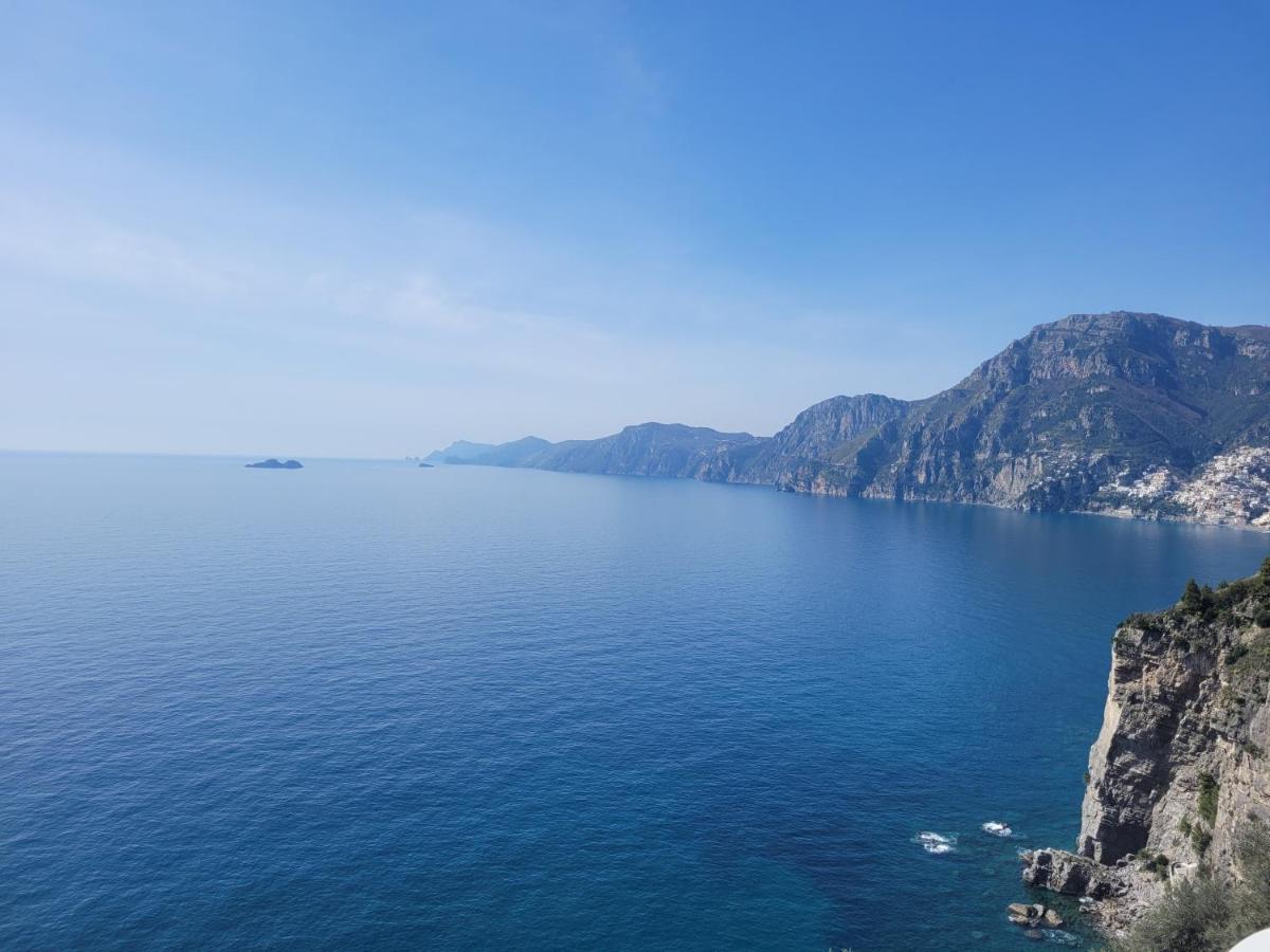 Terrazza Di Rosa - Sea View Villa Praiano Eksteriør bilde