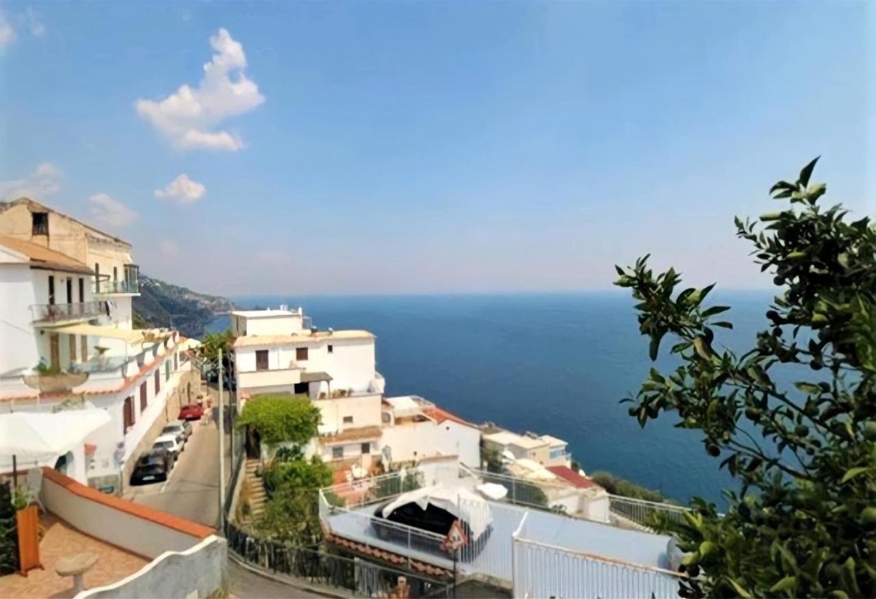 Terrazza Di Rosa - Sea View Villa Praiano Eksteriør bilde