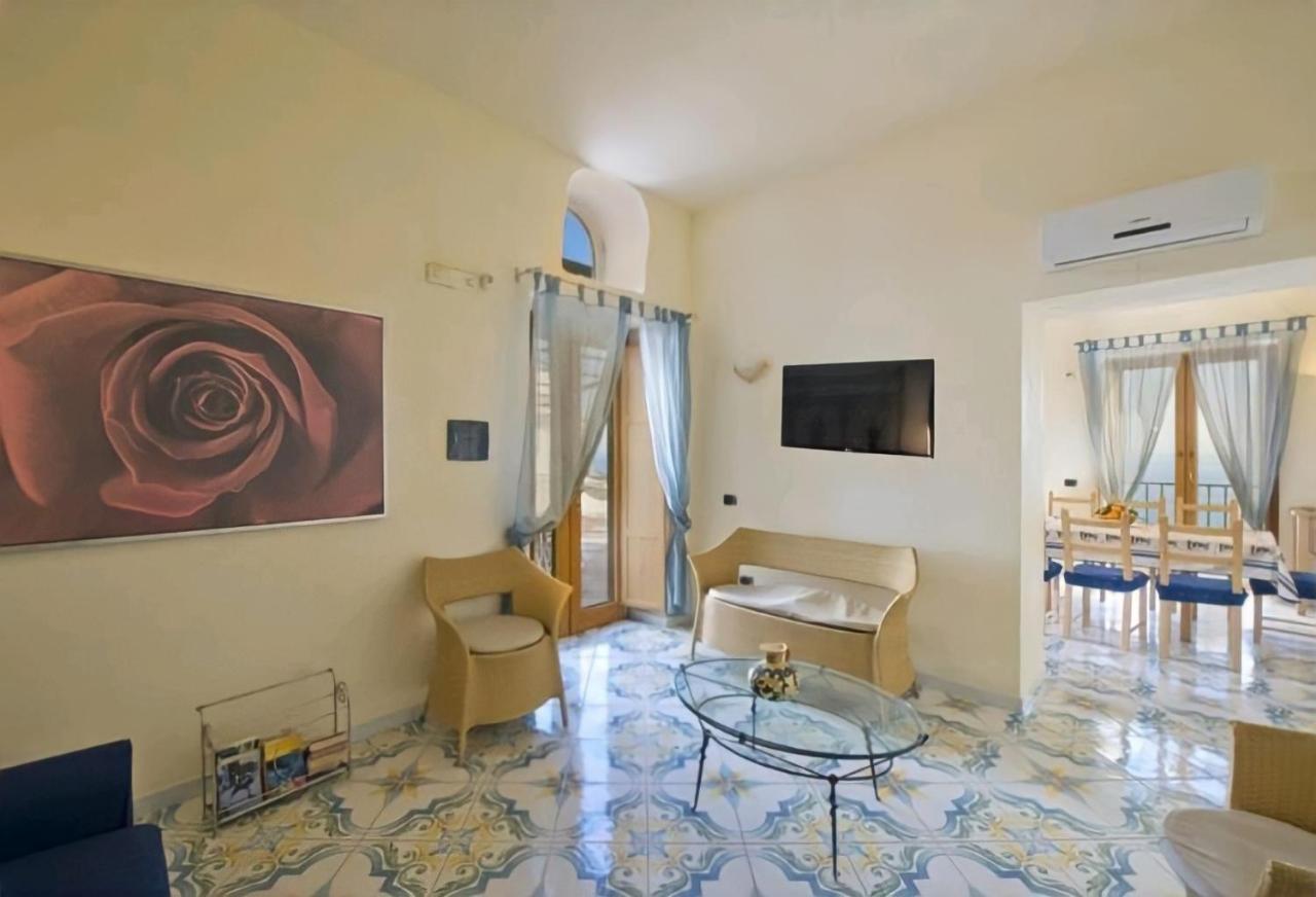 Terrazza Di Rosa - Sea View Villa Praiano Eksteriør bilde